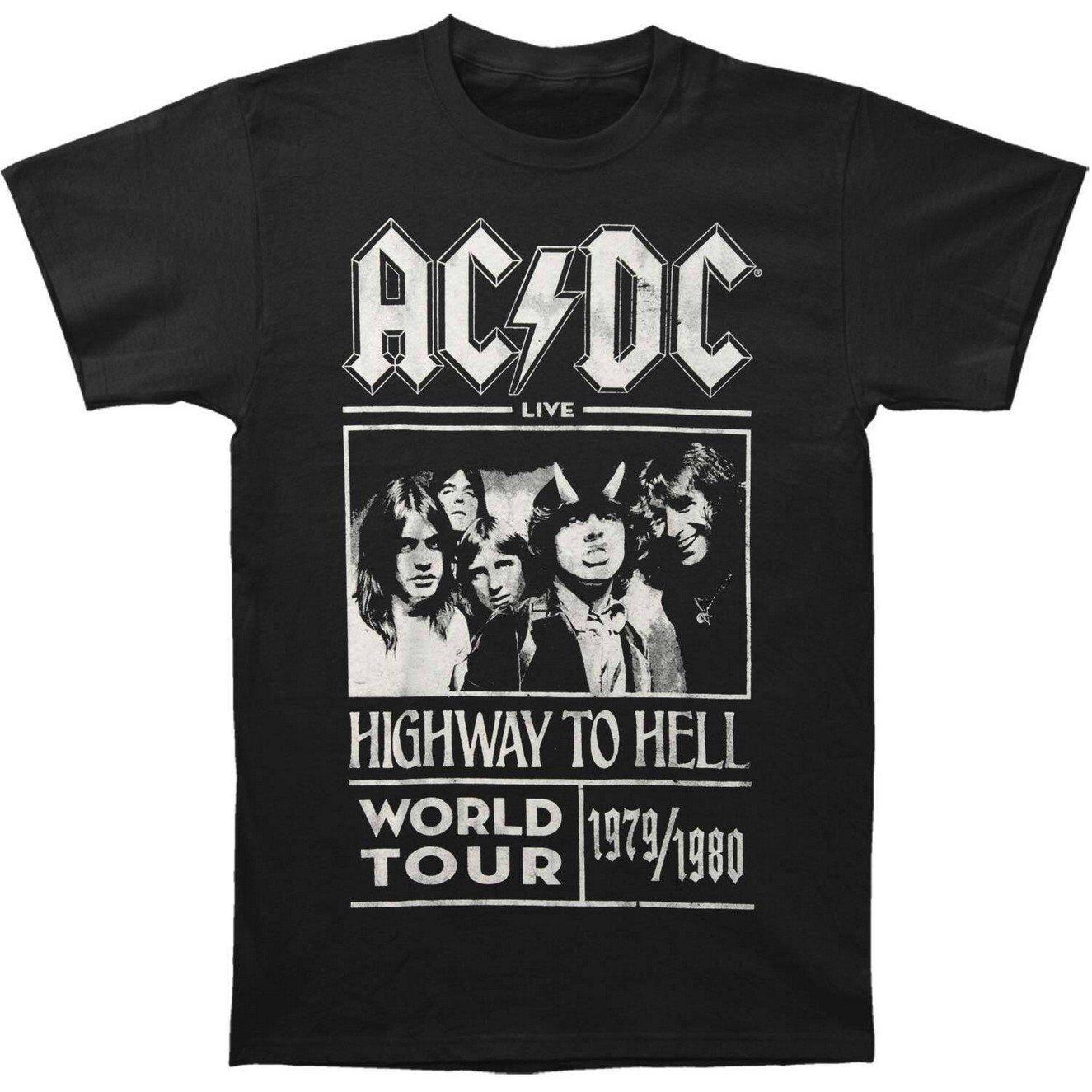 AC/DC  Tshirt HIGHWAY TO HELL WORLD TOUR 1979/1980 