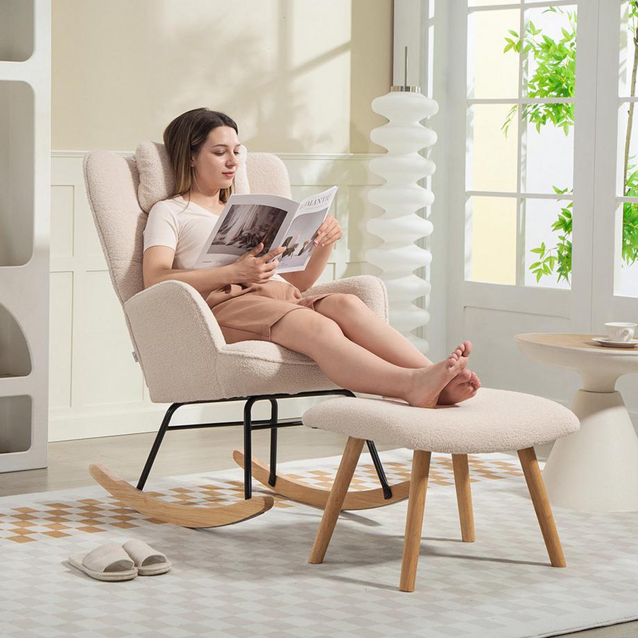 HOMCOM Schaukelstuhl  