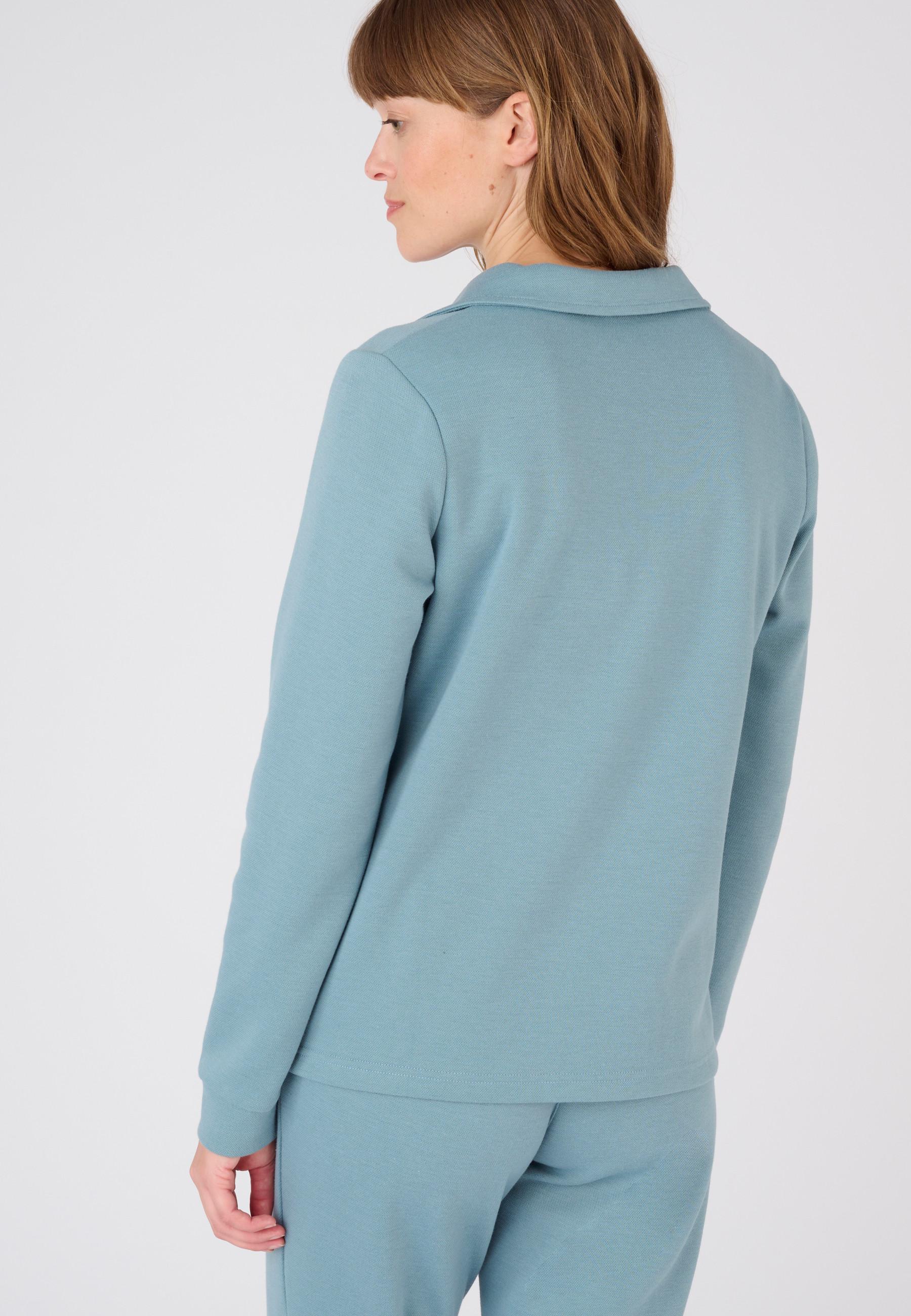 Damart  Sweat-shirt col polo. 