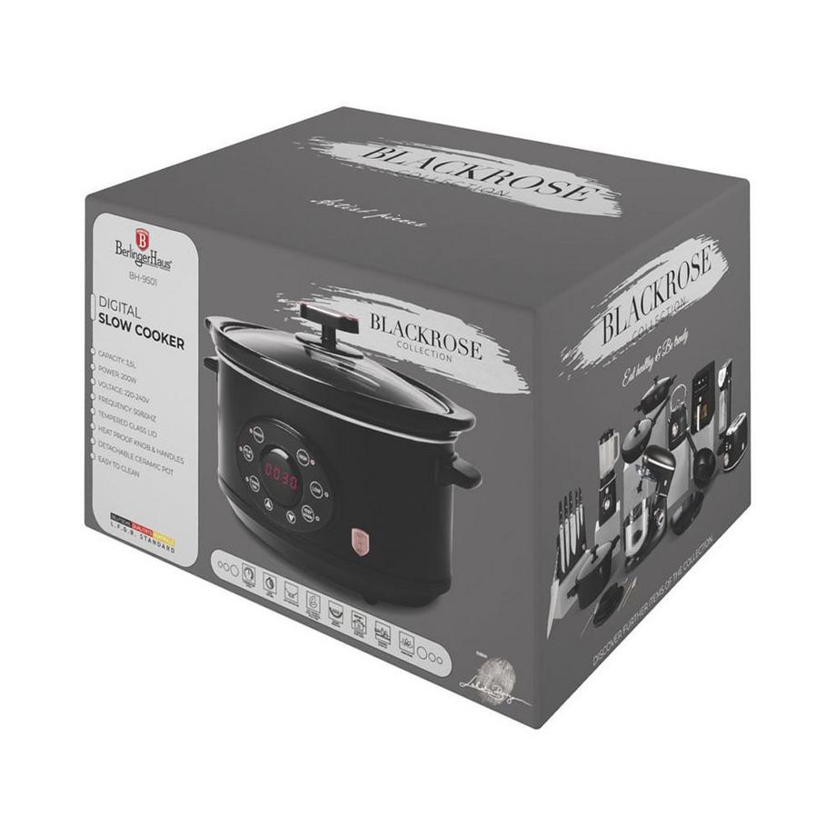 Berlinger Cuisinière à jonglerie 3.5L Black Rose Collection  