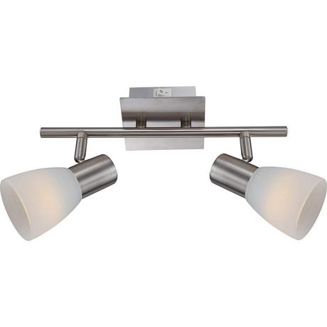 mutoni LED Deckenleuchte nickel matt 2xE14 LED 10x30x14  