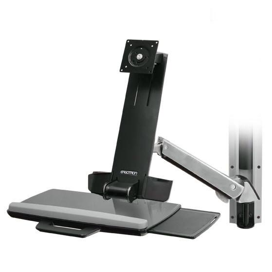 Ergotron  Styleview Sit-Stand Combo Arm 61 cm (24") Alluminio Parete 