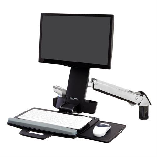 Ergotron  Styleview Sit-Stand Combo Arm 61 cm (24") Alluminio Parete 