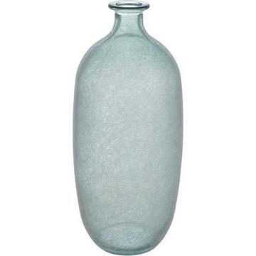Vase en soie vert d'eau hauteur 38
