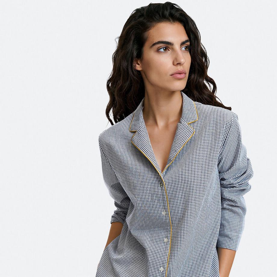 La Redoute Collections Pyjama 2 pièces micro carreaux vichy  