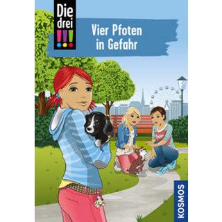 Die drei !!!, 79, Vier Pfoten in Gefahr Sol, Mira; Biber, Ina (Illustrationen) Copertina rigida 