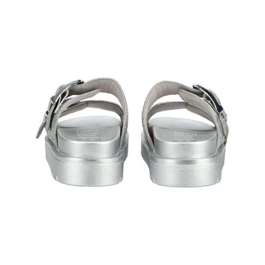 Buffalo Sandali con Plateau e Doppia Cinghia Glitter  