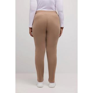 Ulla Popken  Pantalon Rena, jambes étroites, ceinture élastique, poches zippées 