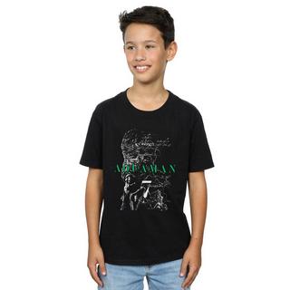 DC COMICS  Aquaman The Trench Sketch TShirt 