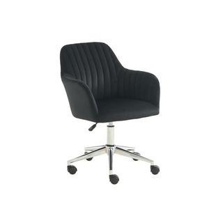 Vente-unique Chaise de bureau Velours Hauteur réglable ELEANA  