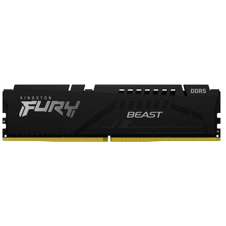 Kingston  8GB 5200MHz DDR5 CL40 DIMM FURY Beast Black (1 x 8GB, DDR5-5200, DIMM 288 pin) 