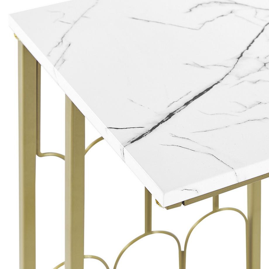 Beliani Beistelltisch aus Eisen  PANDALE  