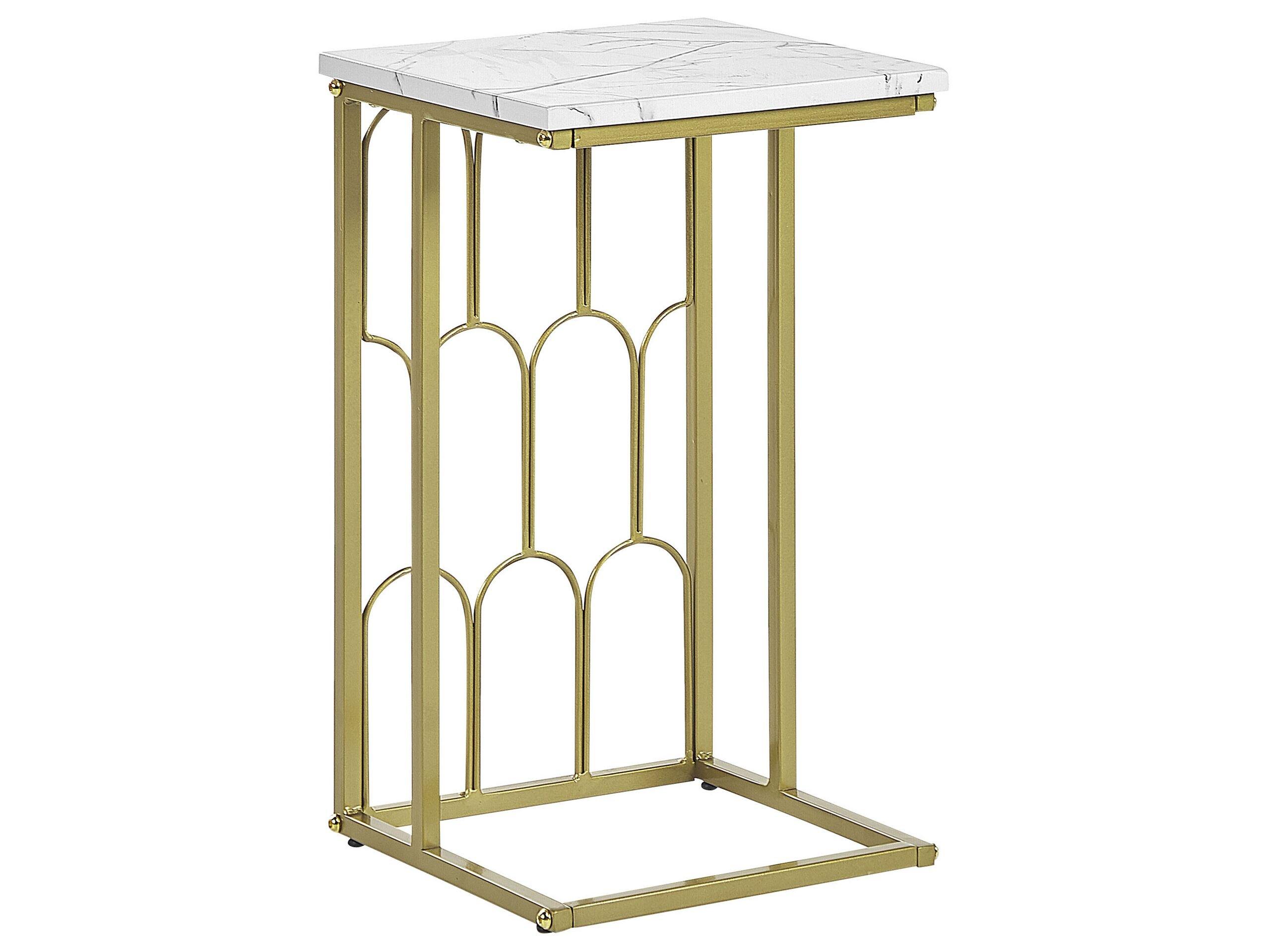 Beliani Table d'appoint en Métal Moderne PANDALE  