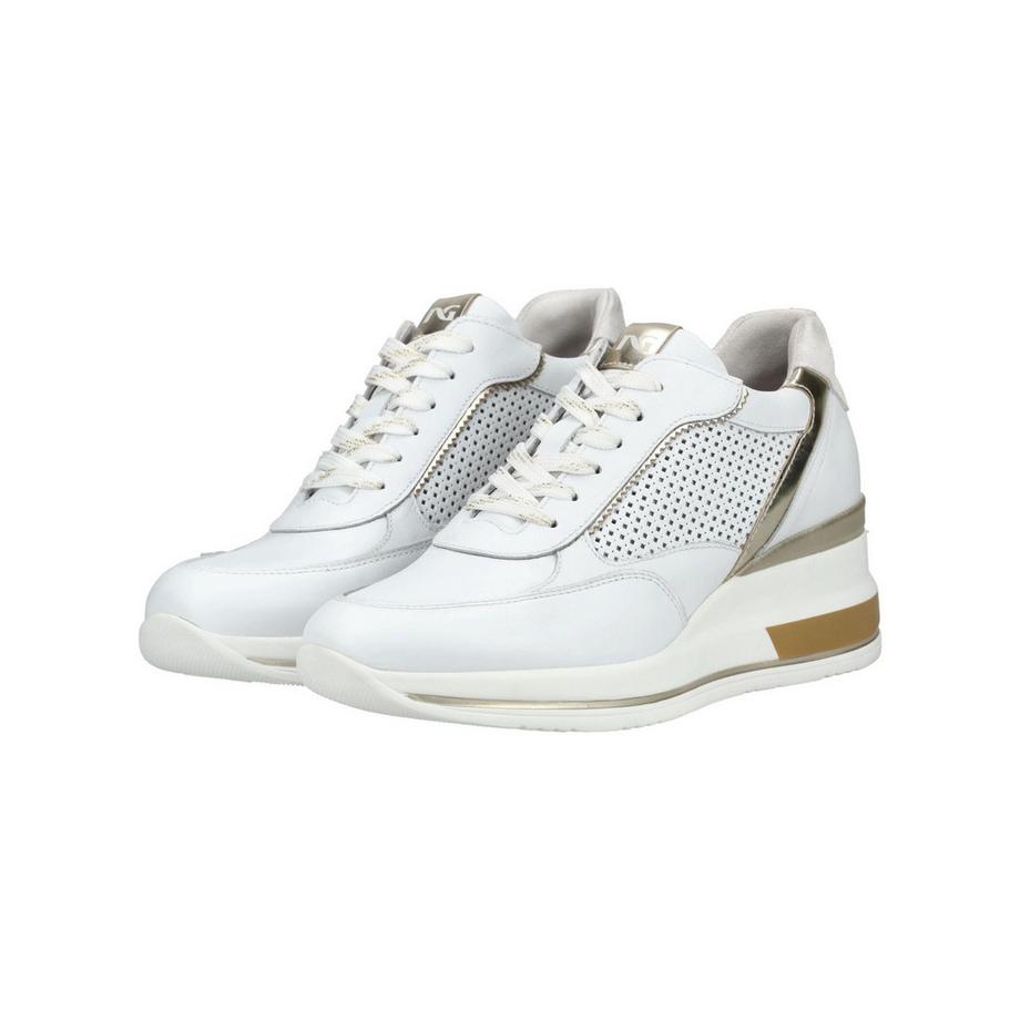 Nero Giardini Sneaker compensée avec panneau latéral perforé  