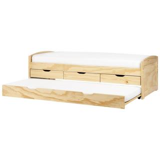 Beliani Lit gigogne en Bois de pin Scandinave PETIVILLE  