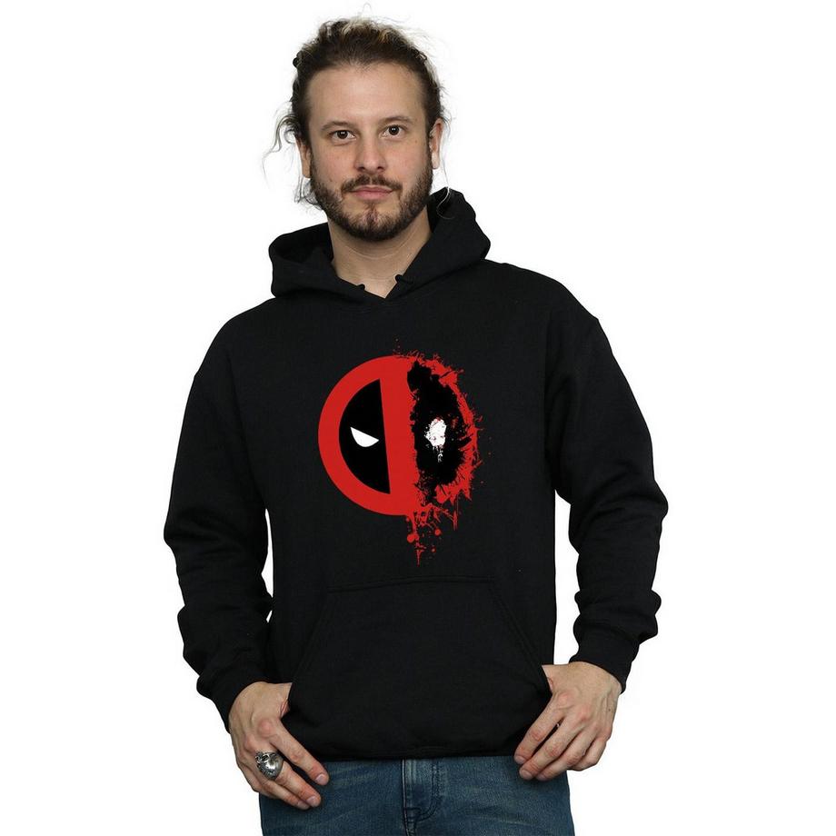 Deadpool Logo Felpa con cappuccio  