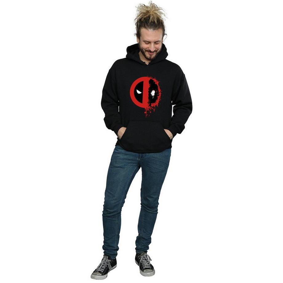 Deadpool Logo Felpa con cappuccio  