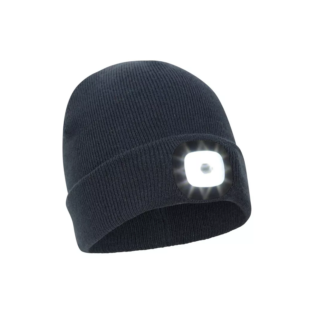 Mountain Warehouse - Highlands Beanie mit Lampe, One Size, Navy