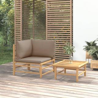 VidaXL Garten-lounge-set bambus  