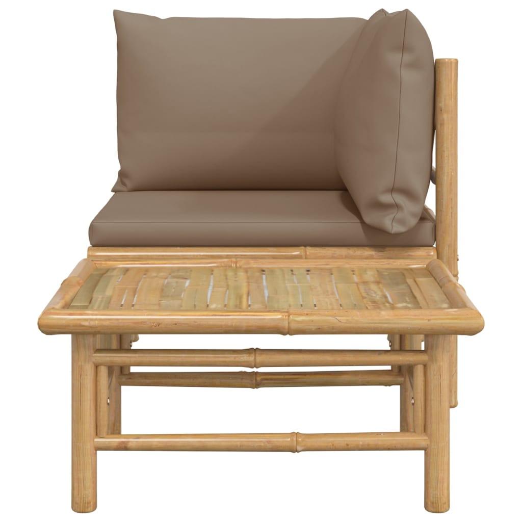 VidaXL Garten-lounge-set bambus  