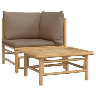 VidaXL Garten-lounge-set bambus  