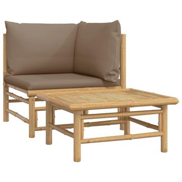 Garten-lounge-set bambus