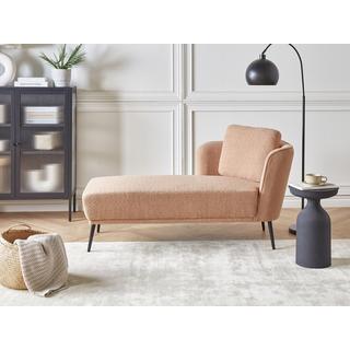 Beliani Chaise longue en Bouclé Rétro ARTHEZE  