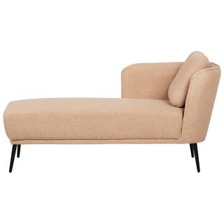 Beliani Chaise longue en Bouclé Rétro ARTHEZE  