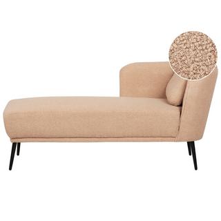 Beliani Chaise longue en Bouclé Rétro ARTHEZE  