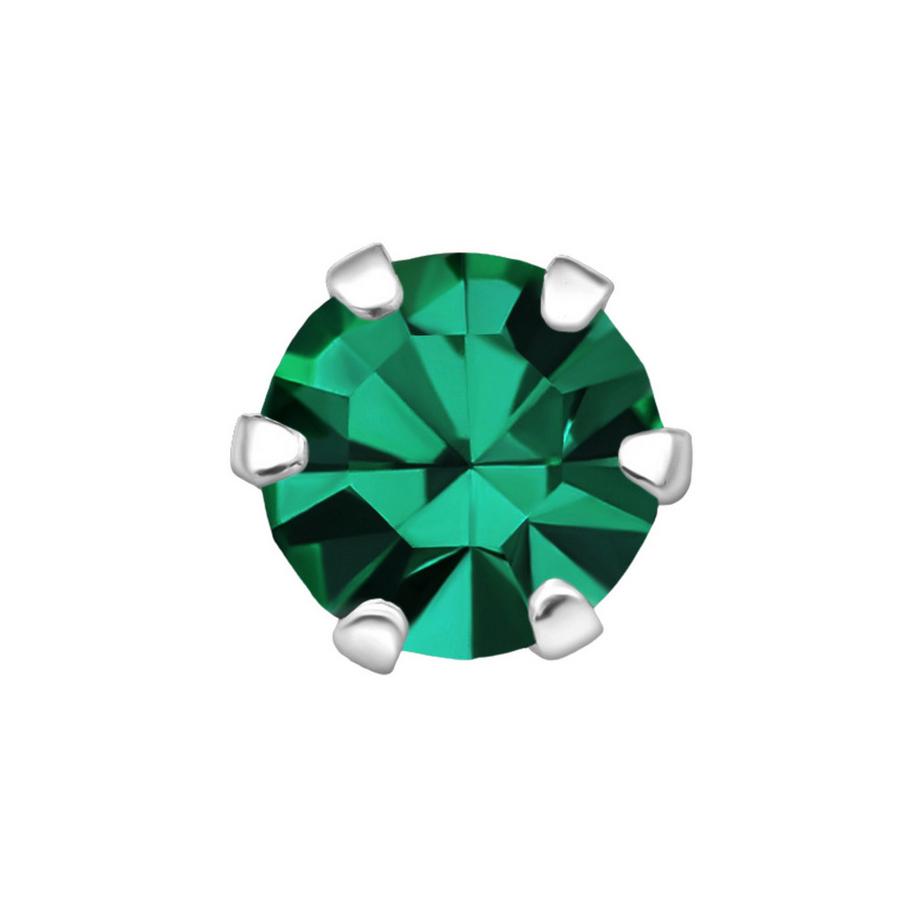 Maxte  Puces d'eilles Rondes  en  avec Cristaux 