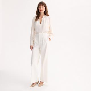 La Redoute Collections Pantaloni Loose Fit Vita Alta  