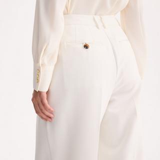 La Redoute Collections Pantaloni Loose Fit Vita Alta  