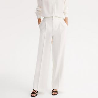 La Redoute Collections Pantaloni Loose Fit Vita Alta  