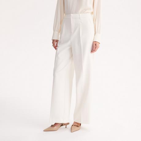 La Redoute Collections Pantaloni Loose Fit Vita Alta  