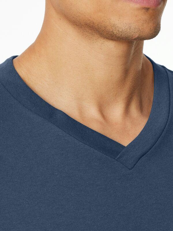 Schiesser Mix + Relax Maglia pigiama maniche lunghe scollo a V  