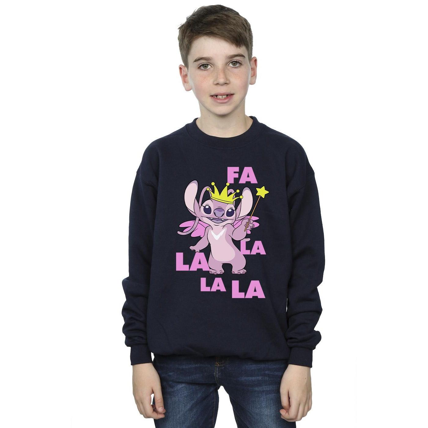 Disney  Angel Fa La La Sweatshirt 