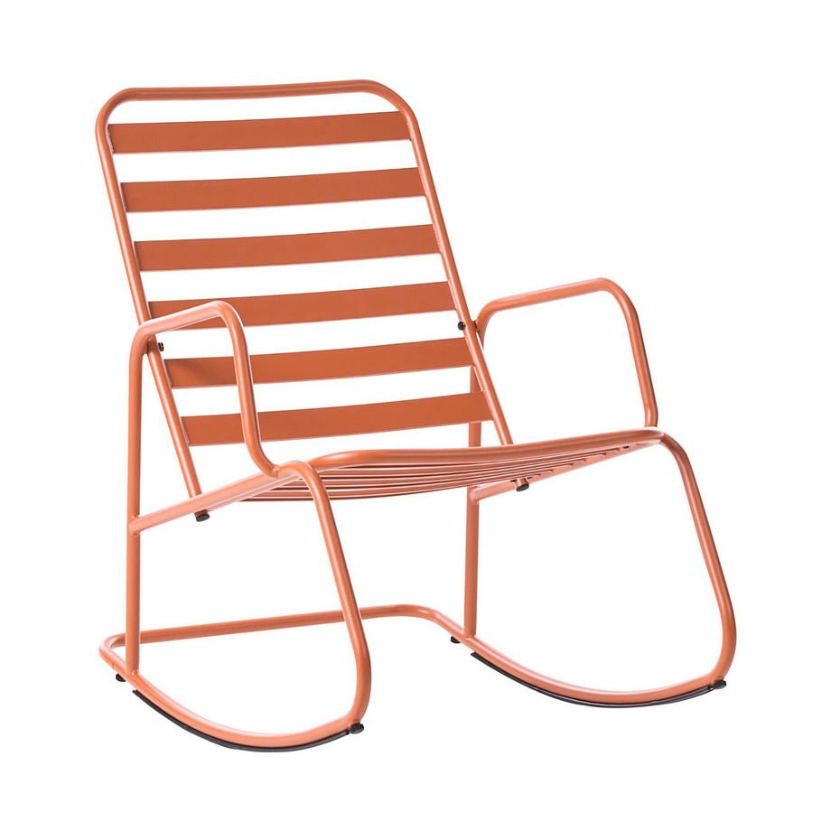 Fauteuil à bascule de jardin en Aluminium Rétro TURI