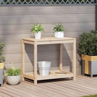 VidaXL Table d'empotage bois de pin  