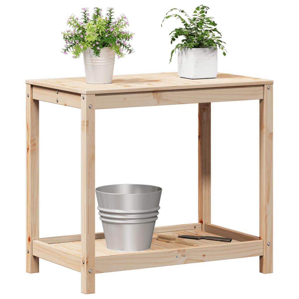 VidaXL Table d'empotage bois de pin  