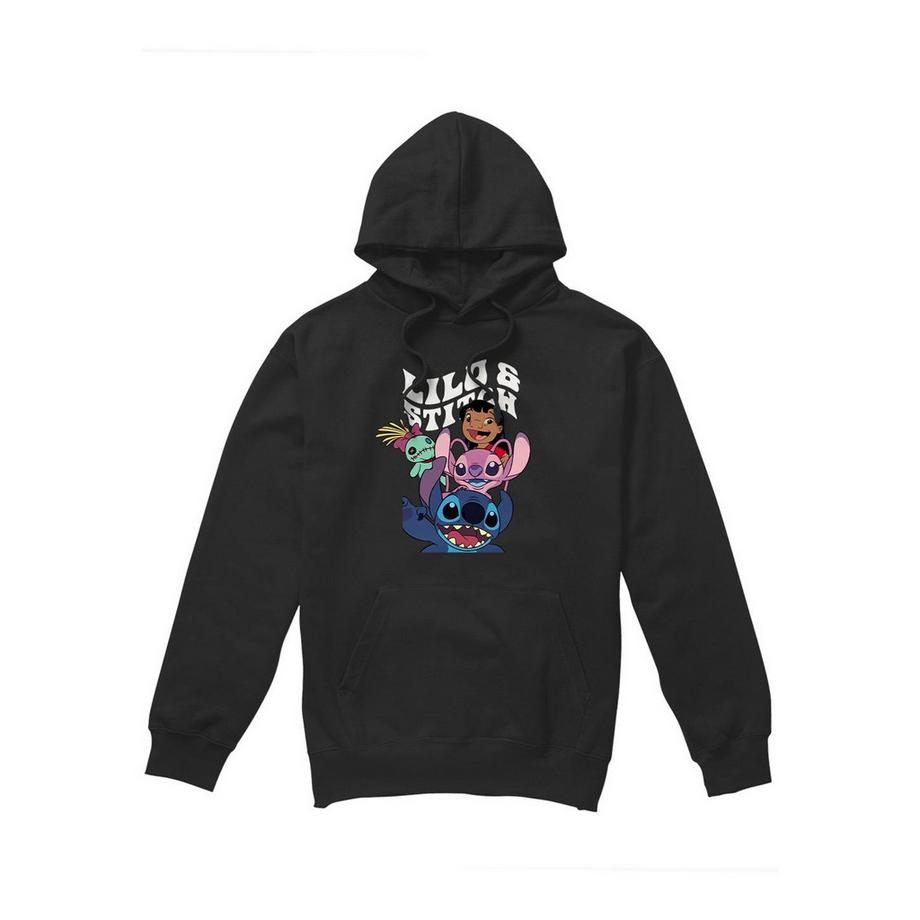 Lilo & Stitch Lilo & Stitch Sweat à Capuche Imprimé Graphique  