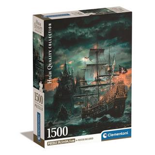 Clementoni  Puzzle Das Piratenschiff (1500Teile) 