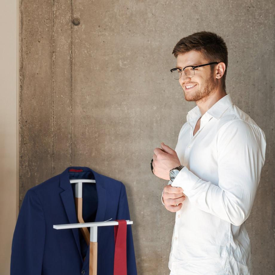 B2X Servomuto in bianco e effetto legno  