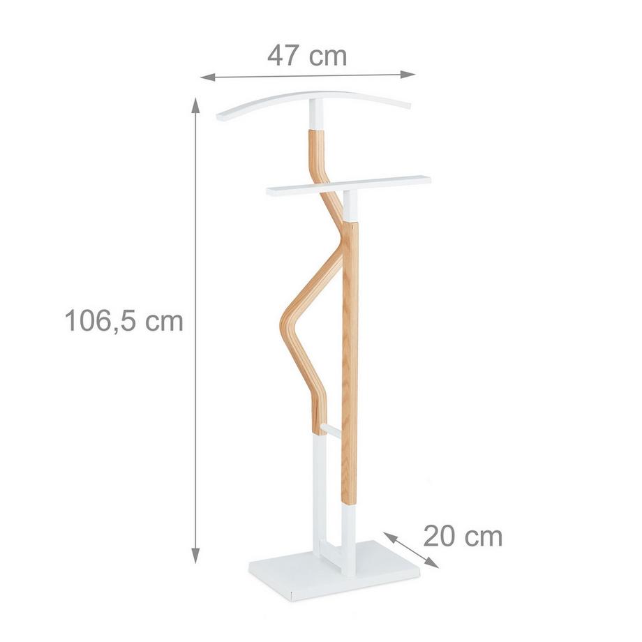 B2X Servomuto in bianco e effetto legno  