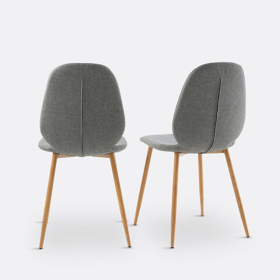 La Redoute Intérieurs 2er-Set Stühle Nordie  