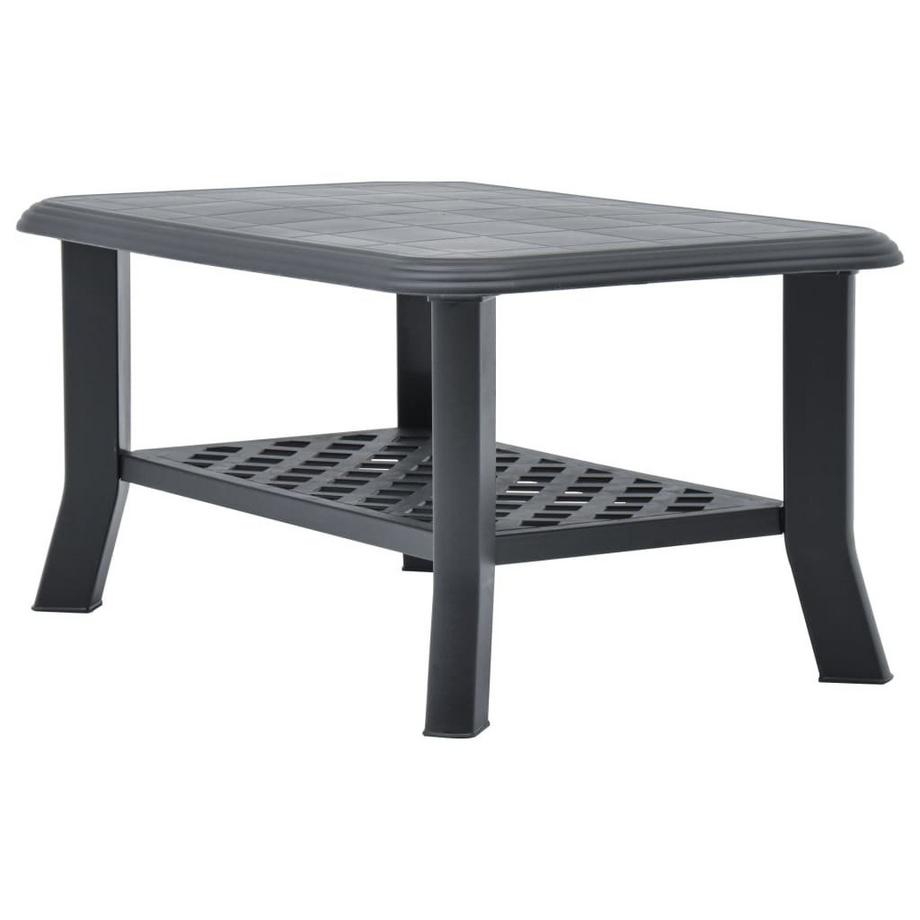 VidaXL Table basse plastique  