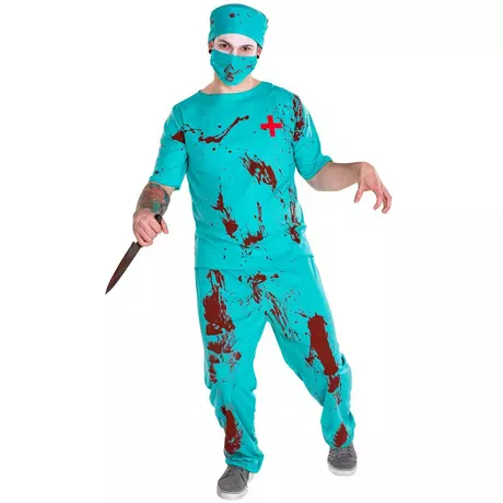 Tectake  Costume da uomo - Dottore zombie 