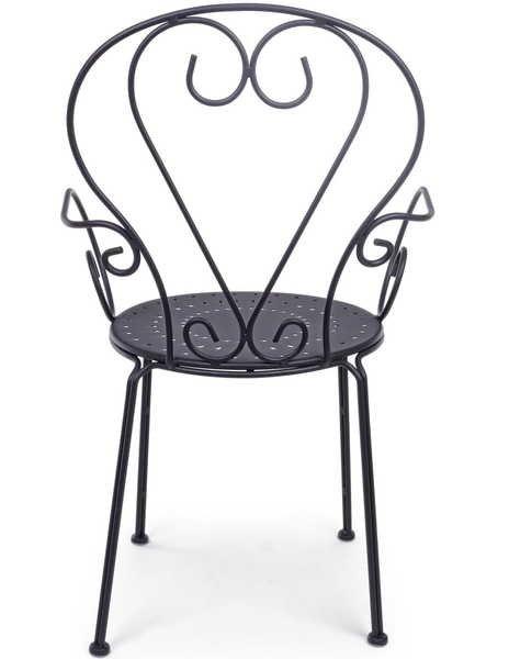 mutoni Fauteuil de jardin Etienne gris foncé  