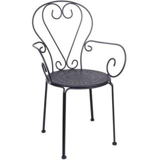 mutoni Fauteuil de jardin Etienne gris foncé  