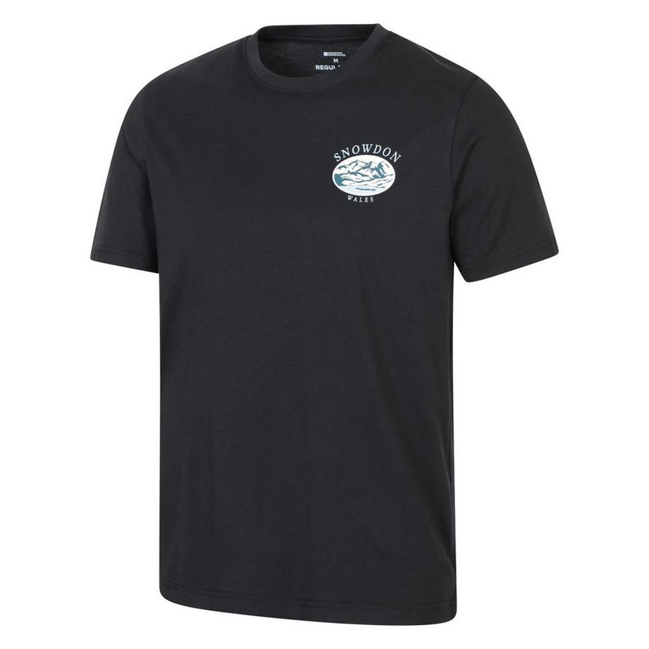 Mountain Warehouse T-Shirt Manches Courtes Motif Montagne Snowdon  