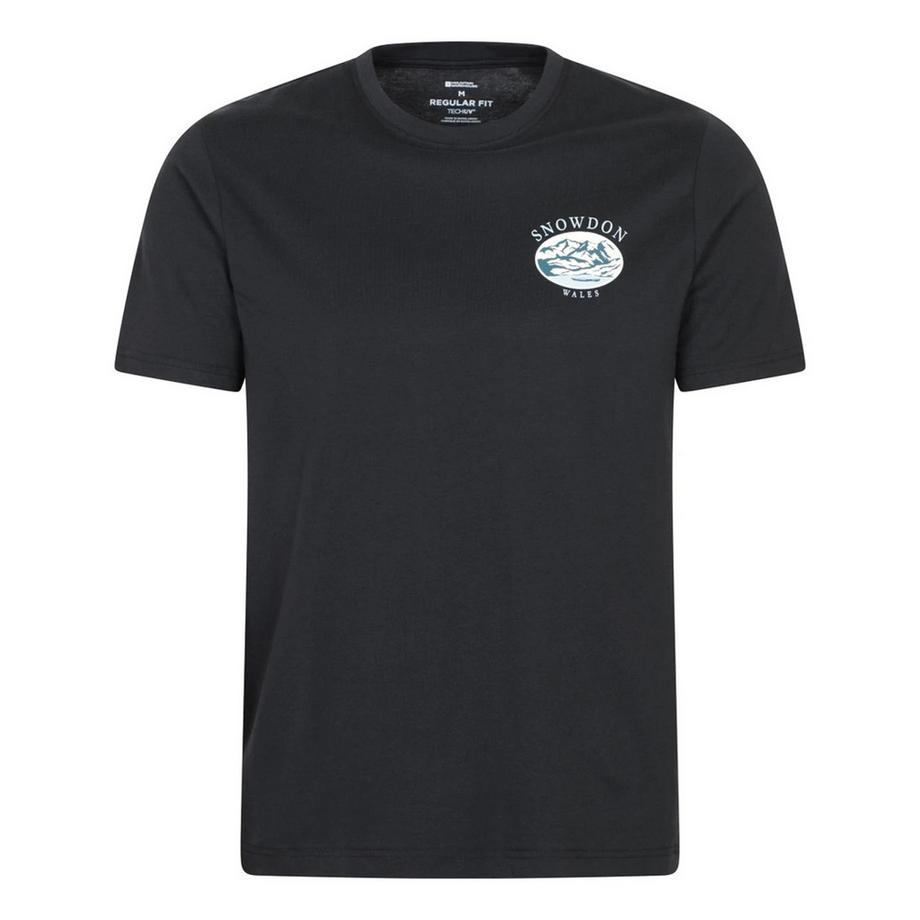 T-ShirtManches Courtes Motiftyle Montagne Snowdon